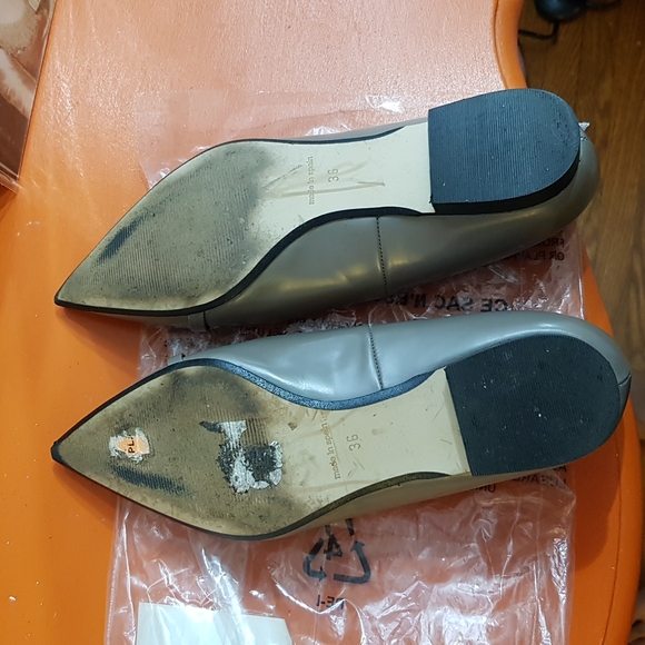 Spanish Leather Elegant Pointy Flats 36 - Picture 13 of 17